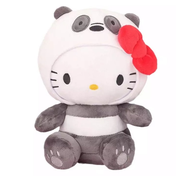 NWT 20cm, Rare! Hello Kitty x Bare Bears Plush - Picture 7 of 7
